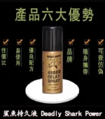鯊魚持久液 DEADLY SHARK 48000 丨外用延時噴霧 原廠正品：圖片 5